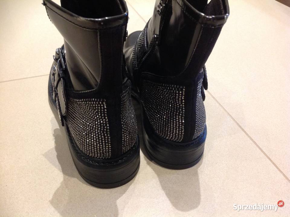 Botki Kozaki Skórzane Damskie ELVIO ZANON r 37 Nowa Sól