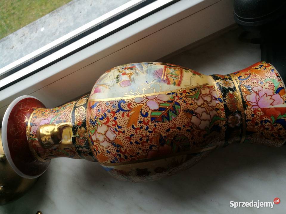 Wazon porcelanowy fajans Chiński wzór zachodniopomorskie Choszczno
