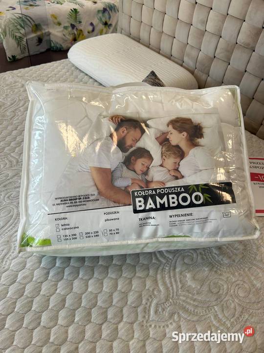 Kołdra Bamboo Letnia 200x220 15 NOWA Płock