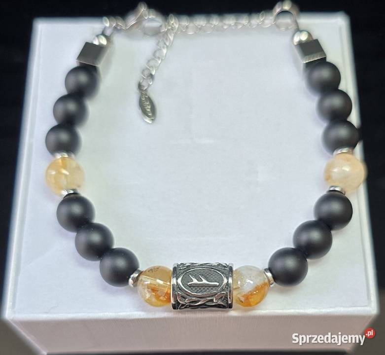 Bransoletka runa stal Fehu do wyboru zapięcie Warszawa sprzedam