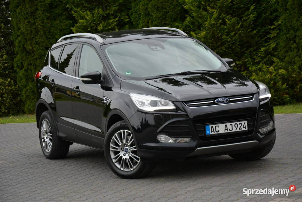 Ford Kuga Panorama AWD Skóry BiXenon Ledy Sony Kuga mazowieckie Ostrów Mazowiecka