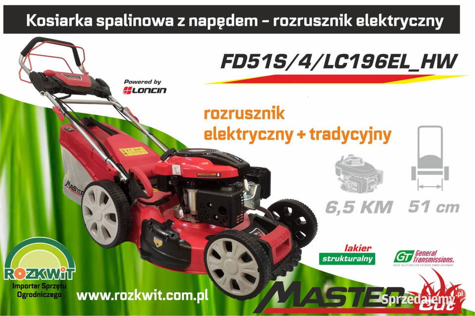 MASTERCUT FD51S4LC196ELHW KOSIARKA SPALINOWA DO Opalenica sprzedam