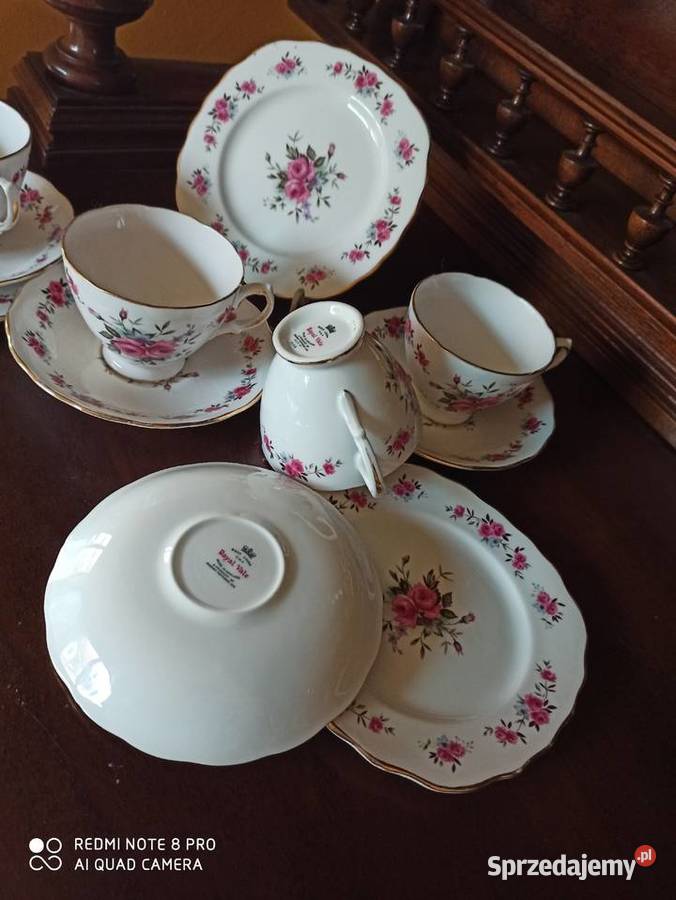 filiżanka z talerzykiem deserowym Royal Vale Gdańsk