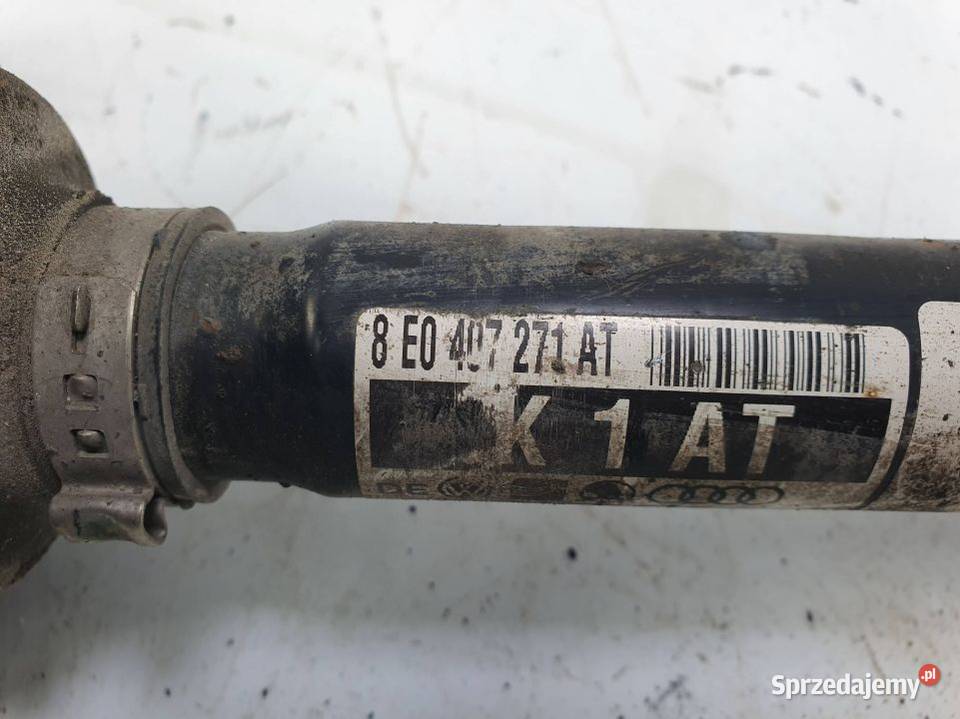 PÓŁOŚ LEWA PRZÓD AUDI A4 B6 8E0407271AT