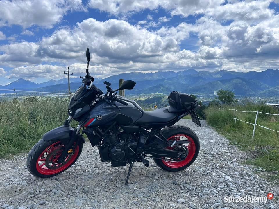 Yamaha MT07 2021r 16 ABS czterosuwowy Motocykle, skutery, quady lubelskie Kłoczew