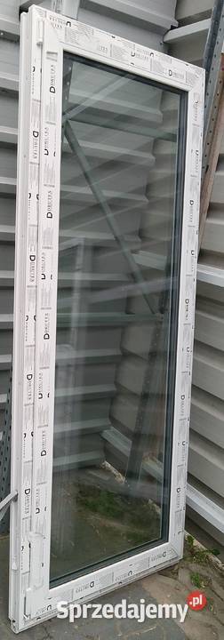 Drzwi Balkonowe PCV 87x210 2 Szybowe RU Okna i parapety kujawsko-pomorskie Lubcz sprzedam