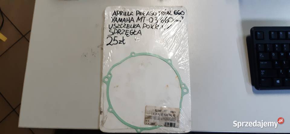 USZCZELKA POKRYWY SPRZĘGŁA APRILLA PEGASO TRIAL Jawiszowice