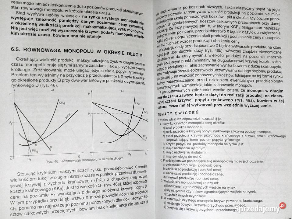 Podstawy ekonomii cz 1 Mikroekonomia Piotr Chełm sprzedam