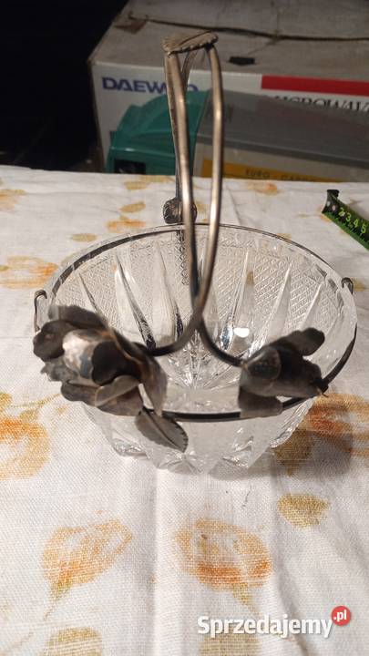 Cukiernica Hefra Argentum plater kryształ Zielona Góra