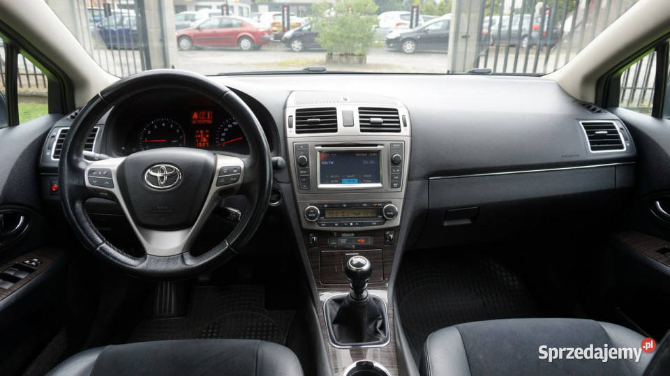 Toyota Avensis Polski salon Gwarancja III 2009 czarny Zielona Góra