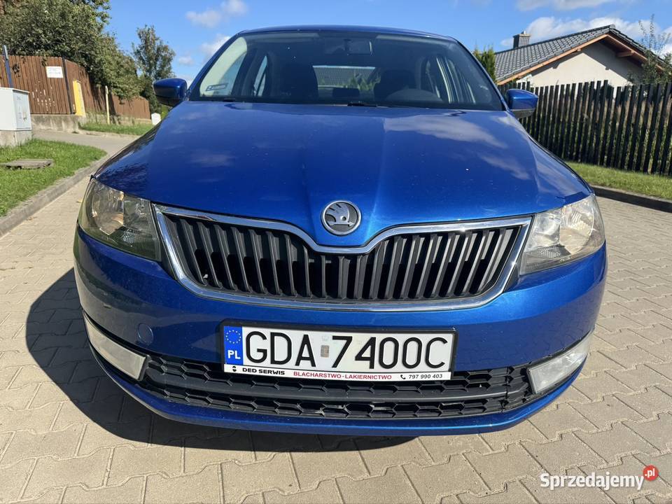Piękna Skoda rapid 2015 12Tsi 4el szyby Aux Gdańsk sprzedam