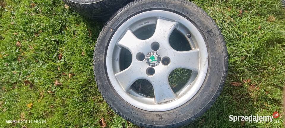 Całe koła skoda 4x100 R15 Myślenice