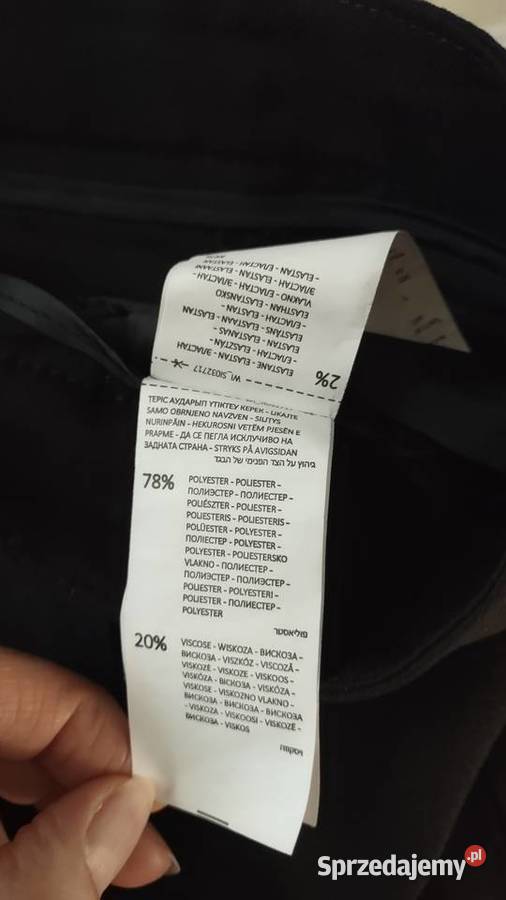 Czarne spodenki damskie Sinsay M małopolskie Olkusz