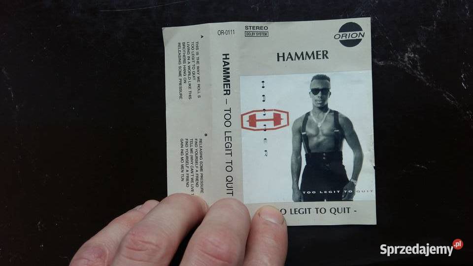 Kaseta magnetofonowa Mc Hammer too legit to quit Siemiatycze