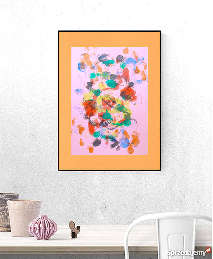 nowoczesny obraz kolorowa dekoracja ciepłe wielokolorowy Elbląg
