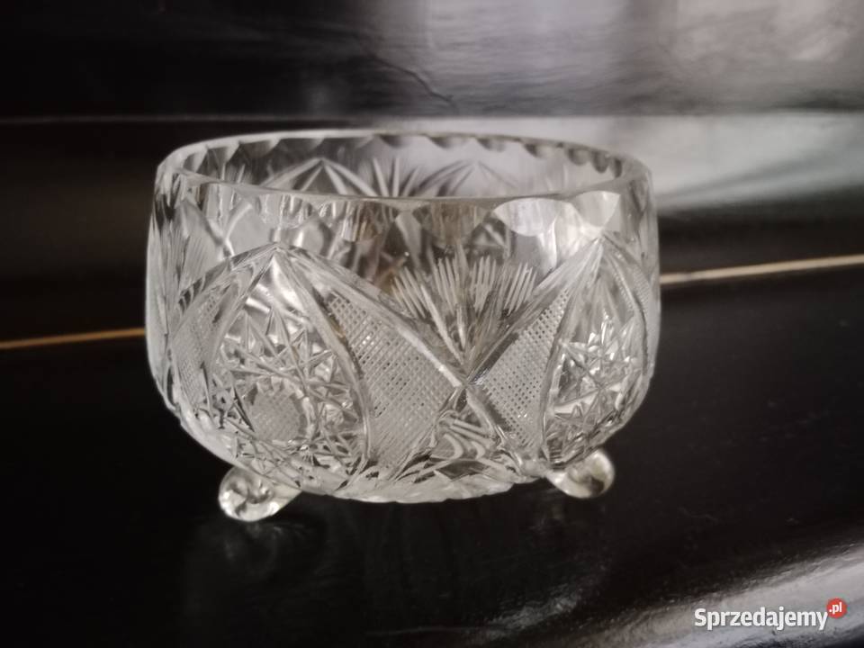 Wyjątkowy Zestaw Kryształów PRL 7 sztuk Vintage Porcelana i szkło Ruda Śląska