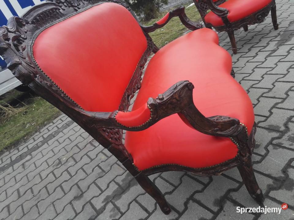 Komplet Rzeźbiony 31 Neorenesansowy Całkowicie