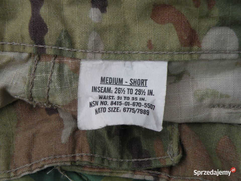 Spodnie IHWCU multicam ocp medium short 2 Wrocław