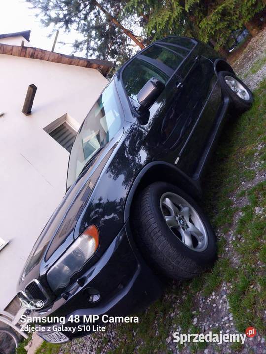 BMW x5 piekna zamiana na przyczepe kempingowa benzyna+LPG warmińsko-mazurskie Pasłęk