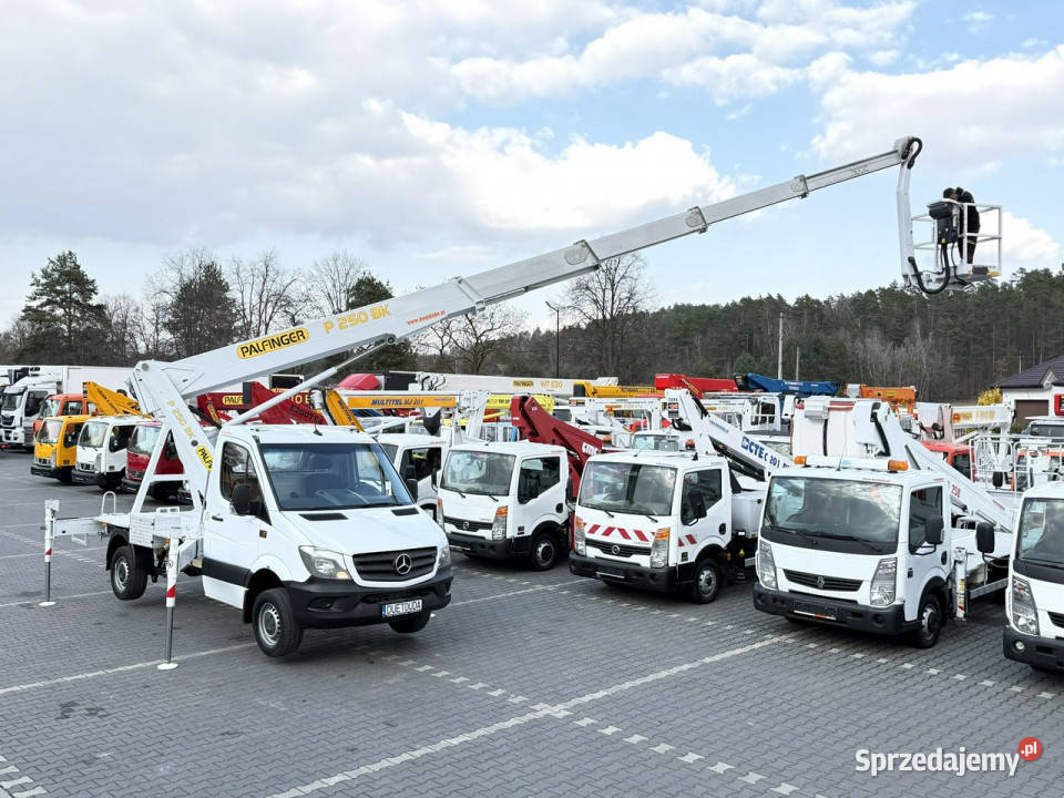 Mercedes Sprinter Podnośnik Koszowy 25m Widełki