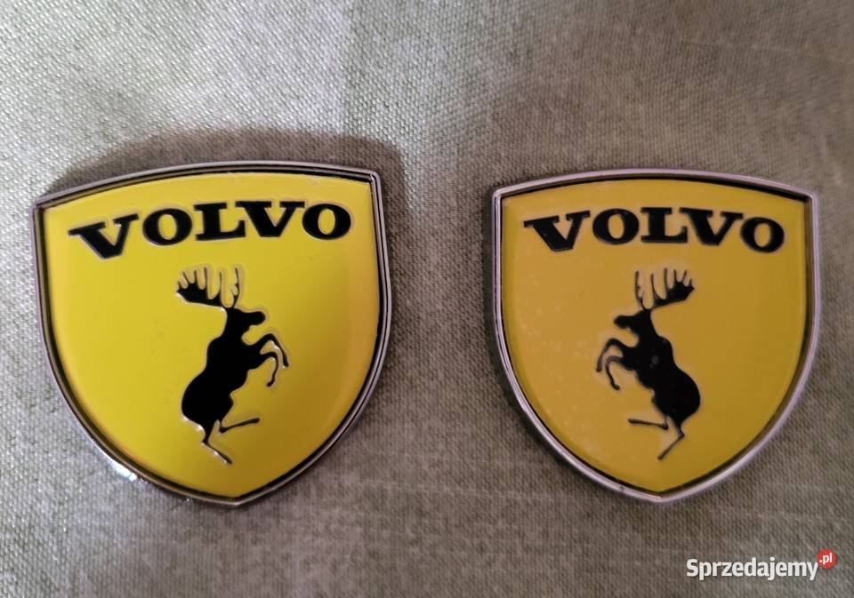 NOWE Emblematy VOLVO komplet 2 Metal 40 40 mm