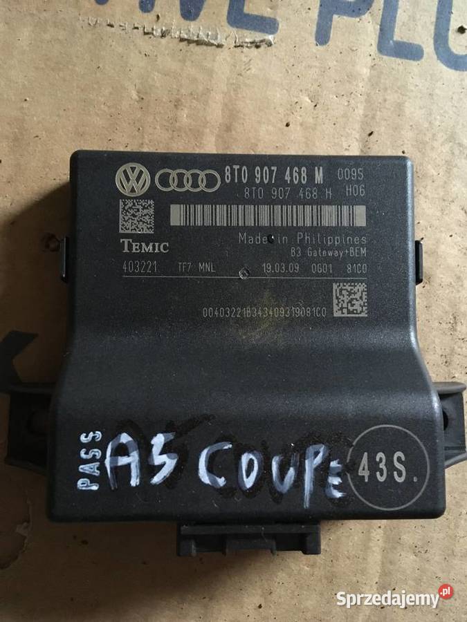 MODUŁ GATEWAY AUDI A4 A5 8T0907468M osobowe Szczecin