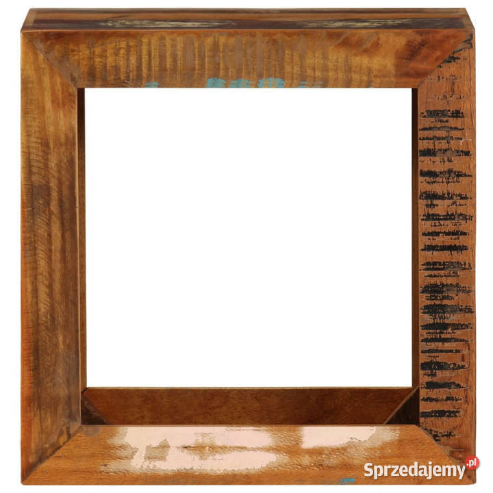 Stołek 40x30x40 lite drewno z odzysku WM246270 Warszawa