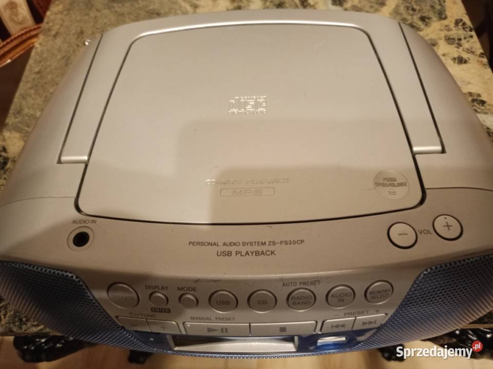 Boombox SONY ZS30CP Mp3 USB Aux Drawski Młyn