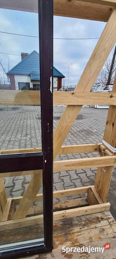 OKNO KacprzaK 84x228 FIX OKNA Używane Witryna Siedlce