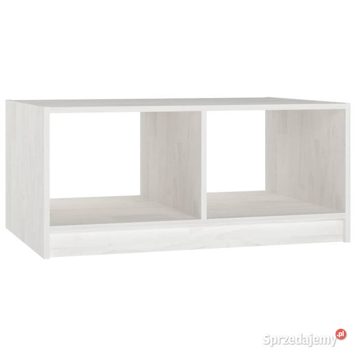 Stolik kawowy biały 75x50x335 lite drewno mazowieckie Warszawa