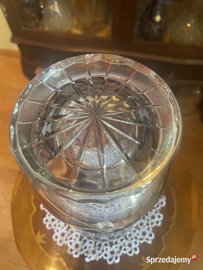 Kryształ wazon palony 3 pola grawerowany na Jelenia Góra