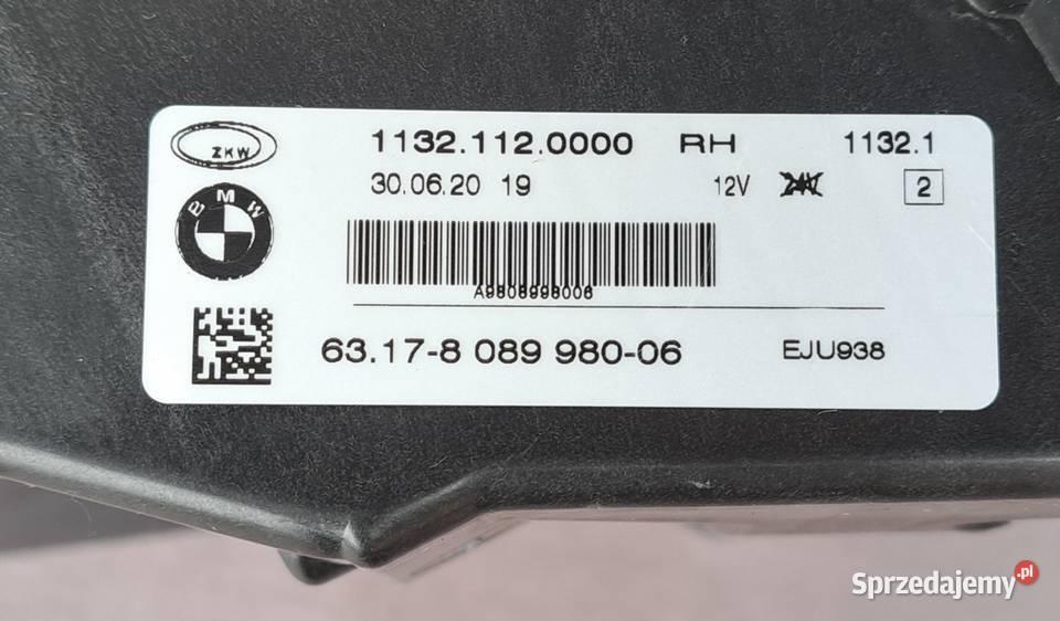 8070938 ślizg mocowanie zderzaka prawy przód BMW Wzmocnienia, belki i wsporniki Mielęcin