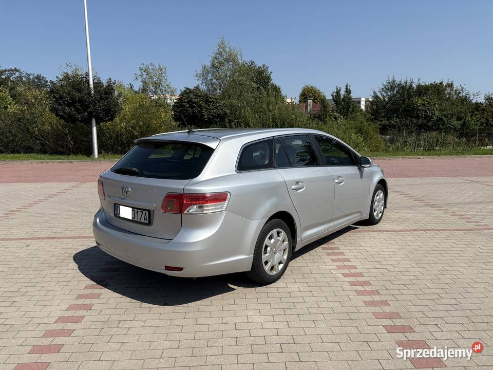 Toyota Avensis 20d4D 126 2009 zarejestrowana Jelcz-Laskowice