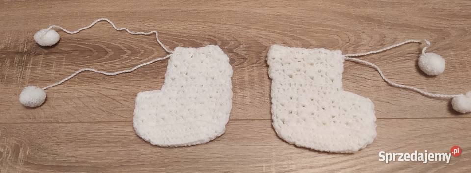 KOMPLET NIEMOWLĘCY czapeczka sweterek buciki Hajnówka sprzedam