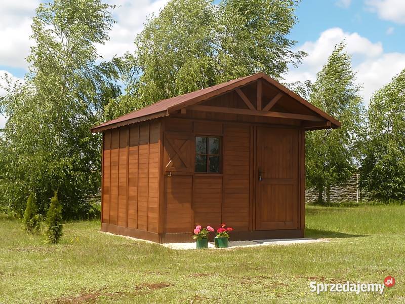 DOMEK NARZĘDZIOWY OGRODOWY DREWNIANY 3x3 DACH Parzymiechy