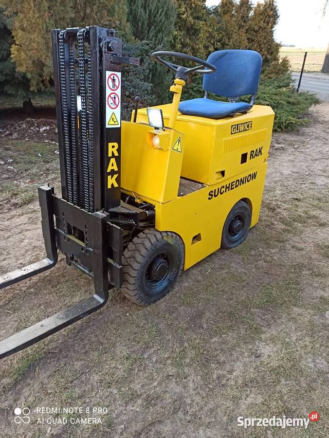 Wózek widłowy RAK Wózki widłowe Motoryzacja Czarna