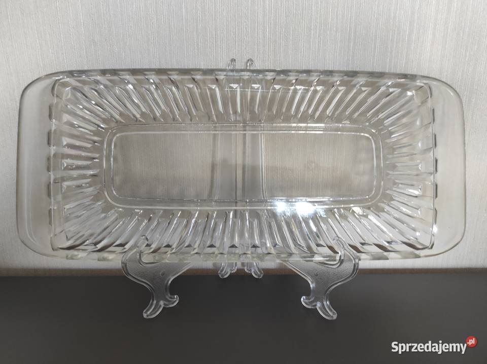 Keksówka półmisek 35 stare szkło PRL Ceramika i szkło
