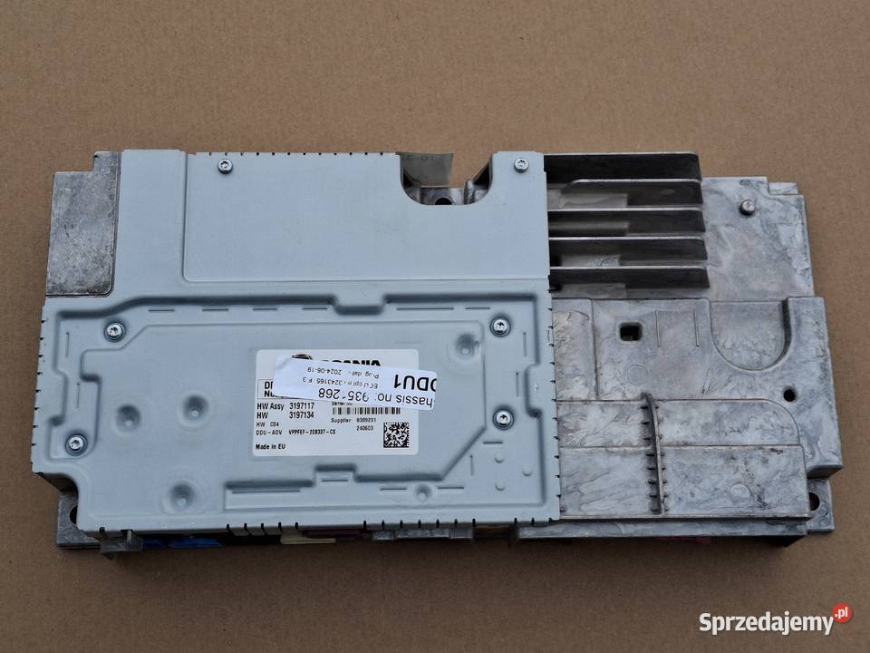 SCANIA EURO 6 MODUŁ STEROWNIK DDU1 DDU ADV ciężarowe Komputery Bieleń