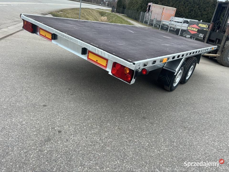 Laweta platforma 4x2m fabrycznie nowa 750 lekka pełny VAT Solnica