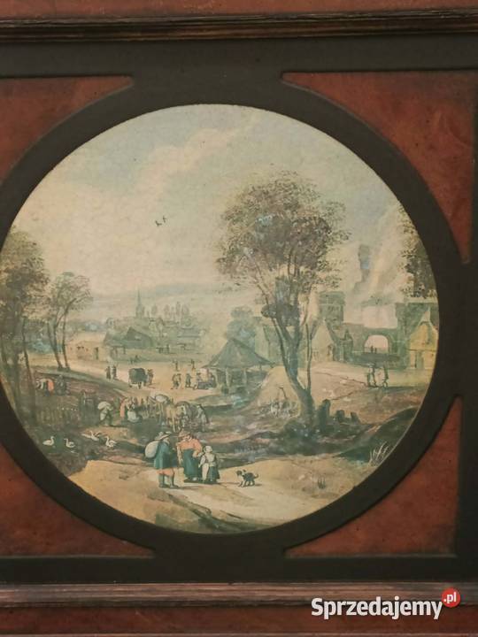 Obrazy wg J de Momper Cztery Pory Roku w Malarstwo dolnośląskie Góra