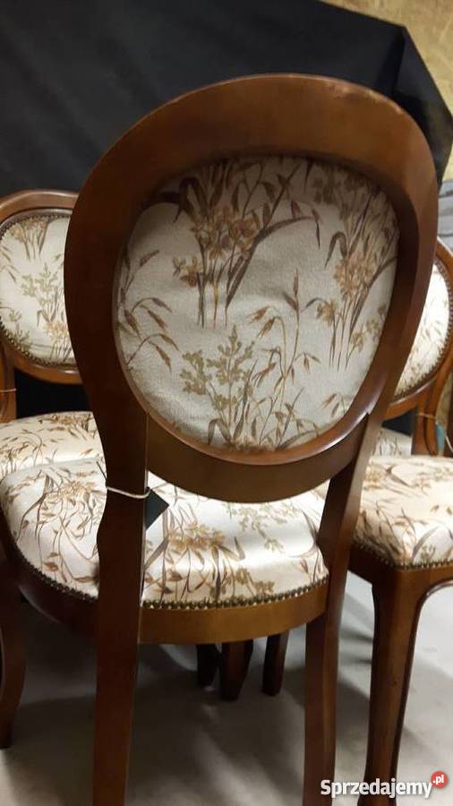 Stylowe krzesła ludwikowskie 4 Piła