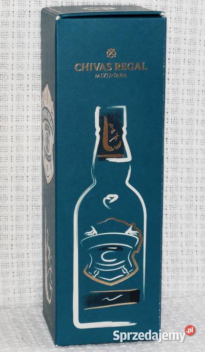 Opakowanie etui pudełko na butelkę whisky CHIVAS Gliwice