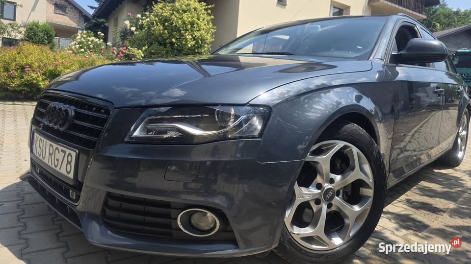 Audi a4 b8 20tdi okazja 8 lat 1 właściciel granatowy Jerzmanowice