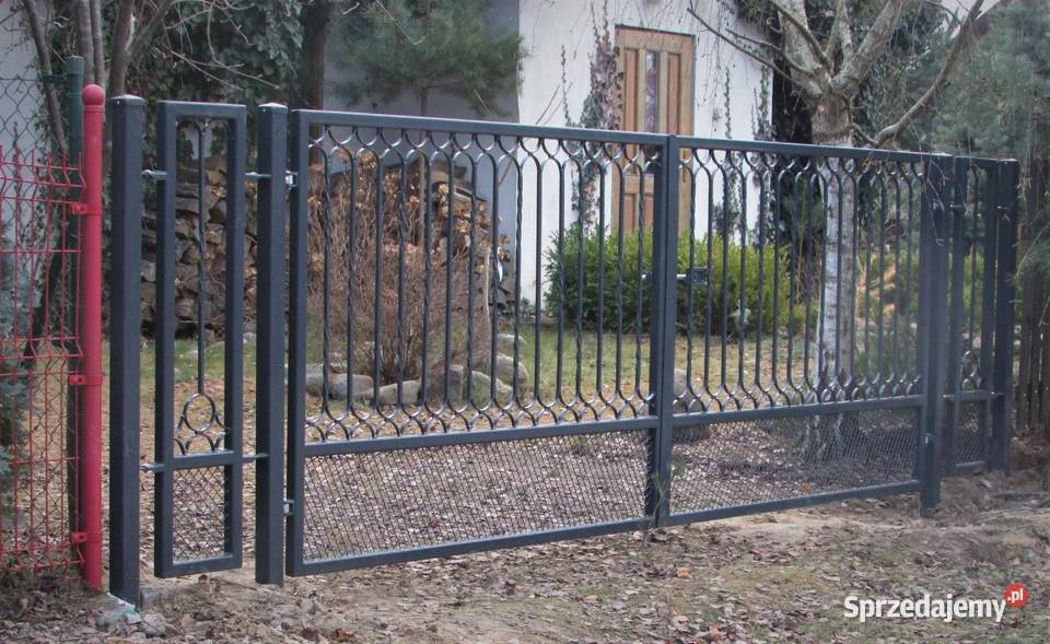 Ogrodzenia metalowe przesuwna Trzebnica