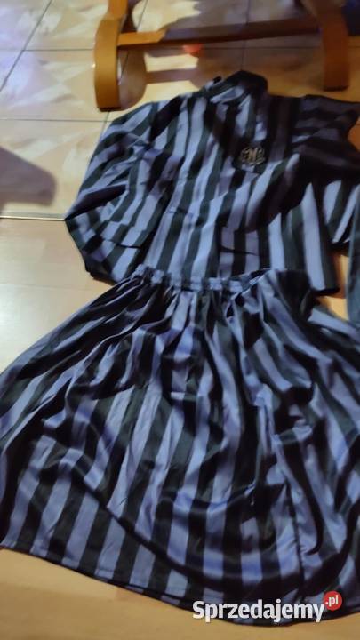 Przebranie Wednesday Addams Kostium Mundurek Książ Wielkopolski