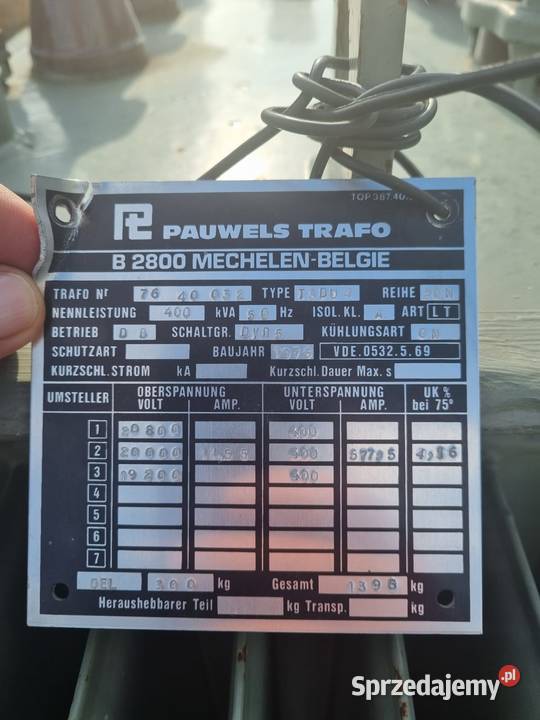 Transformator olejowy 315 400 500 kVa Kielce