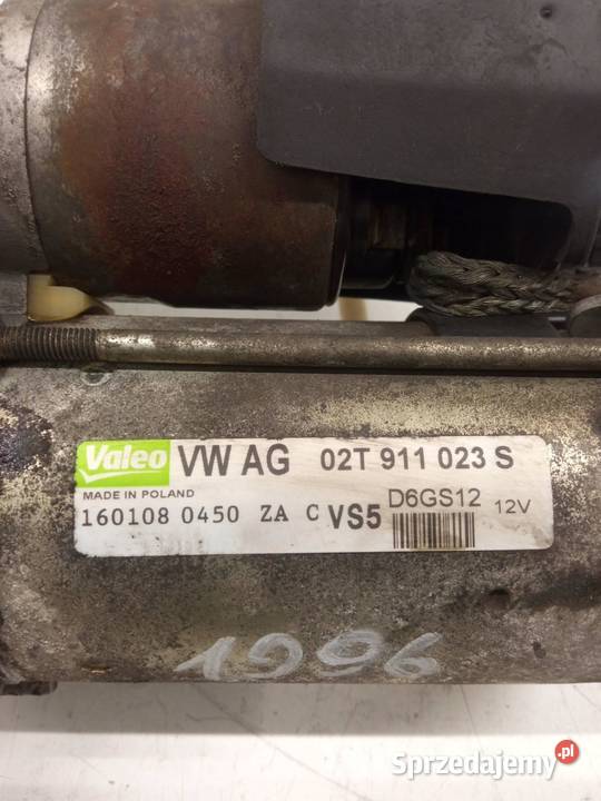 ROZRUSZNIK 02T911023S 14 TDI VW Volkswagen Golf Rok produkcji 2008