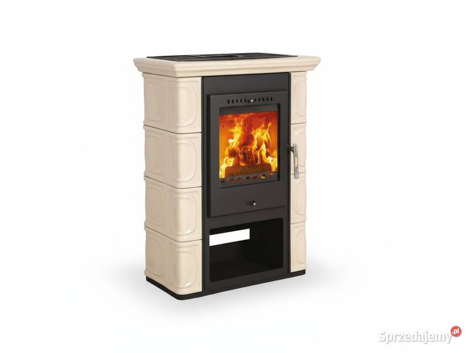 Piec piecyk kaflowy Thorma BORGHOLM Kremowy 7kw Piece wolnostojące Piersno