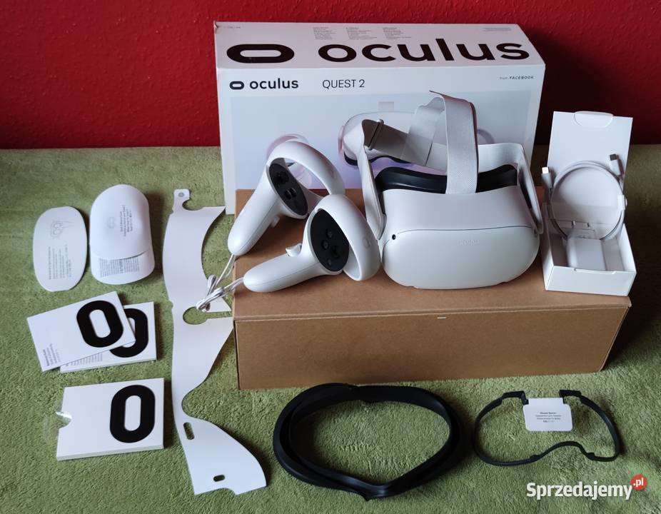 Gogle Meta VR Oculus Quest 2 128 GB 2 PADY Strzelce Krajeńskie