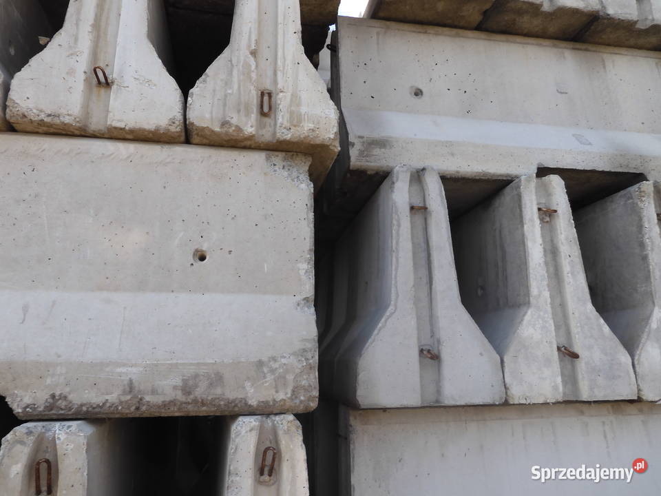 Barieryzapory drogowebetonowe używane dwustronne Dąbrowa Górnicza